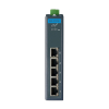 Switch non managé x4 ports PoE + x1 port LAN GB Rail DIN châssis métal IP30