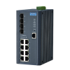 Switch Ethernet managé 8 ports GbE + 4 ports SFP IEC 62443-4-2 SL2