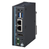 PC Fanless Rail Din avec Intel Atom x6413E, 8GB RAM, 64GB eMMC, HDMI et 2 x LAN, 2 x USB