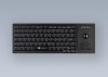 Semi-rugged keyboard with trackball