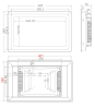 Panel PC 15.6" IP65 Android WiFi et bluetooth pré-intégré