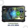 Tablette durcie 13" pour la défense équipée d'un processeur Intel Core I5 et d'une alimentation MIL-STD-38999