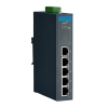 Switch non managé x4 ports PoE + x1 port LAN GB Rail DIN châssis métal IP30