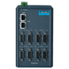 Passerelle RS232 RS422 ou RS485 ethernet 8 ports isolés -40 ~ 75 °C