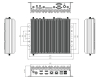 PC fanless multi écran CPU Intel de 11eme génération x4 HDMI 4K équipé d'Intel Iris