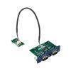 Carte 2 ports RS-232 isolés sur  M.2 B Key 2242, avec connectique DB9