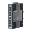 Switch Rail DIN industriel  8 ports Ethernet Gigabit -40°C +70°C en boîtier métallique et alimentation redondant