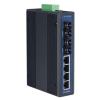 Switch Rail DIN industriel 4 ports 10/100Mbps + 2 ports Fibres