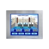 Ecran industriel en inox 15", IP65 15" VGA/DVI, -20-60C, C1D2
