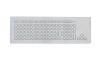 Clavier durci en inox 105 touches montage en panneau