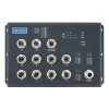 Switch ethernet EN50155 Administrable avec 8 ports 10/100Mbps + 2 ports 10/100/1000Mbps format M12, 24/48V