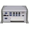 PC Fanless puissant compatible processeur 8 et 9ème génération, Q370, DP, DVI-D, HDMI, 3xGbit LAN, 4xUSB 2.0, 6xUSB 3.1, 4xCOM, 2.5" SATA HDD Bay, M.2, SIM, 1xMini-PCIe, 1xPCIe x4 / 1xPCI, 9...30V DC-In Sans audio