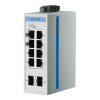Switch Rail DIN automatisme 8 ports Gigabit + 2 1000Mbps -40°C +75°C
