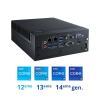 PC Fanless avec processeur Intel de 12, 13 & 14ème gen., VGA HDMI, 2 x LAN, 8 USB, 6 ports séries & 9-36V