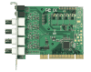 Carte industrielle d'acquisition vidéo, PCI 4ch H.264/MPEG4 SW-Compression Video Card