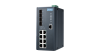 Managed LAN and Fiber Switch x8 Gb + x4 SFP high thermal tolerance (-40°C to 75°C) X-Ring