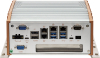 PC fanless puissant CPU/GPU/NPU Intel Core Ultra (max 35W), DDR5, x4 ports GB, PoE, COM,x1 HDMI, x1 DP et USB-C
