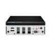 PC fanless avec Intel Core Ultra LAN, x4 COM, HDMI, DP, GbE, GPIO, x6 USB