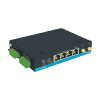 Routeur 4G et WiFi industriel avec 4 x LAN, 1 x RS232, 1 x RS485, 1 DI/DO, -40 +75 °C