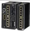 Switch ethernet durci modulaire avec 8 ports GB PoE+ et 2 ports SFP Fibre GB