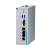 Robust DIN-rail Fanless Embedded System with Intel® Celeron® Processor N3350, COM, CAN, PoE LAN and DIO