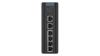 Switch industriel 6 ports PoE (30W) gigabit non administrable (-40 ~ 75°C)