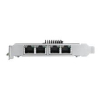 Carte ethernet PCIe 4 ports 10/100/1000Mbps
