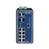 Switch Rail DIN industriel 7 ports + 3 x 1Gb Managé