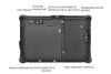 Tablette durcie 8" Durabook avec  8Go/128GB, Wifi 6E, Bluetooth, USB lisible au soleil