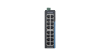 Switch ethernet non managé x16 ports LAN 10/100M avec protection CEM et fixation rail DIN