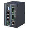 PC fanless compact avec Intel Atom x6413E, 4GB RAM, 64GB stockage, 2x GbE et HDMI