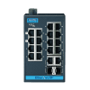 Switch Rail DIN industriel ProView 16 ports FE + 2 Gigabits -40°C 75°C