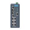 Switch Rail DIN industriel 6 ports Gigabit + 2 combo Managé -40°C 75°C