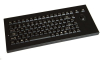 Clavier industriel durci à poser sur table avec boule roulante industrielle (trackball) 89 touches Trackball de 25mm Etanchéité: IP40 Interface USB US: QWERTY