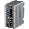 Passerelle réseau combo switch avec 16 ports LAN rail DIN