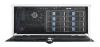 4U rackmount tower chassis for EATX, ATX, MicroATX with 8 Hot swap Drive trays 1200W power