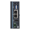 PC Fanless compact avec Intel x6413E, 4GB RAM,  2 x GbE, 2 x USB, 1 x HDMI certifié  IEC 61010 Rail Din