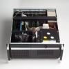 Châssis silencieux 4U 250W pour PC rack 19" avec carte mère ATX/MATX et 2 disques extractibles