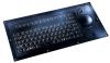 Clavier industriel Trackball 50mm IP67 sur table, LED, USB Russe