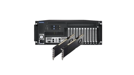 4U Edge AI platform with Intel Xeon Scalable gen and 2 x GPU 1200W PSU