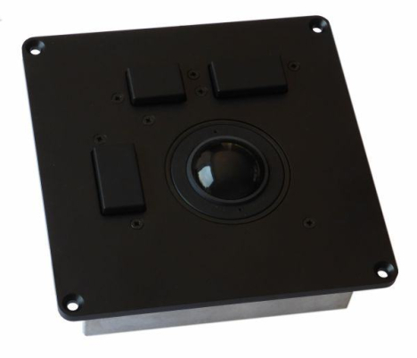 Trackball 38mm norme militaire étanche IP65, MIL-STD-461F, DO160F, MIL-STD-810E, anti-vibration
