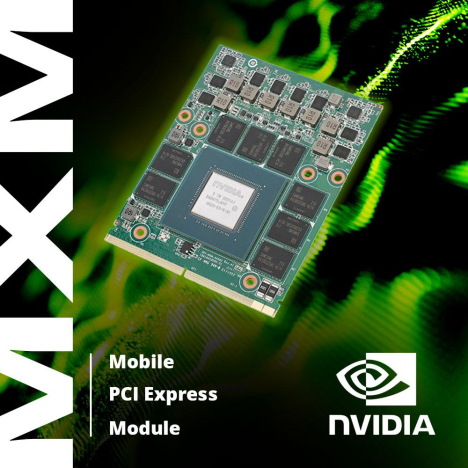 MXM 3.1 Type B+ NVIDIA® Quadro® Embedded A4500 with DP 1.4a