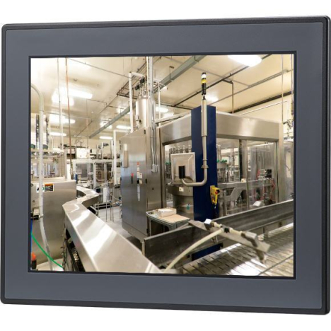 15" IP65 Industrial 4:3 XGA LCD Flush Touch Monitor