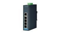 5FE Unmanged Industrial Ethernet Switch, -40~75℃ , Lower AC