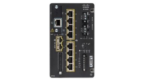10 Rugged Managed Switch with 8x Gigabit copper, 2x Gigabit fibre SFP ports and modular expansion