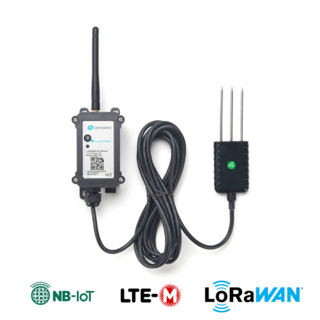 Soil Moisture & EC Sensor LoRaWAN, NB-IoT, or LTE-M