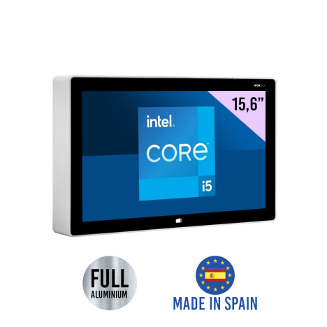 Aluminium Closed Frame Panel PC 15,6" Intel Core I5 16:9