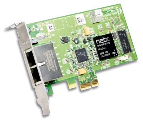 PC card low-profile PCI Express - Real-Time Ethernet