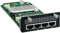 Carte Mezzanine réseau, 4 ports GbE module by RJ45 w/ALBP Latch