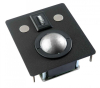 Trackball industrielle montage en panneau 50mm de diamètre "Scroll & Roll" - Roulette de défilement et fonction clic Etanchéité: IP68